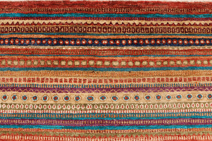 Multi Colored Gabbeh 6' 6 x 10' 8 - No. 48295 - ALRUG Rug Store