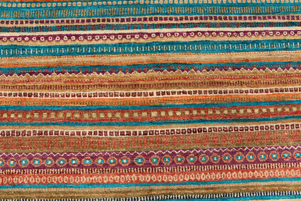 Multi Colored Gabbeh 6' 6 x 10' 8 - No. 48295 - ALRUG Rug Store