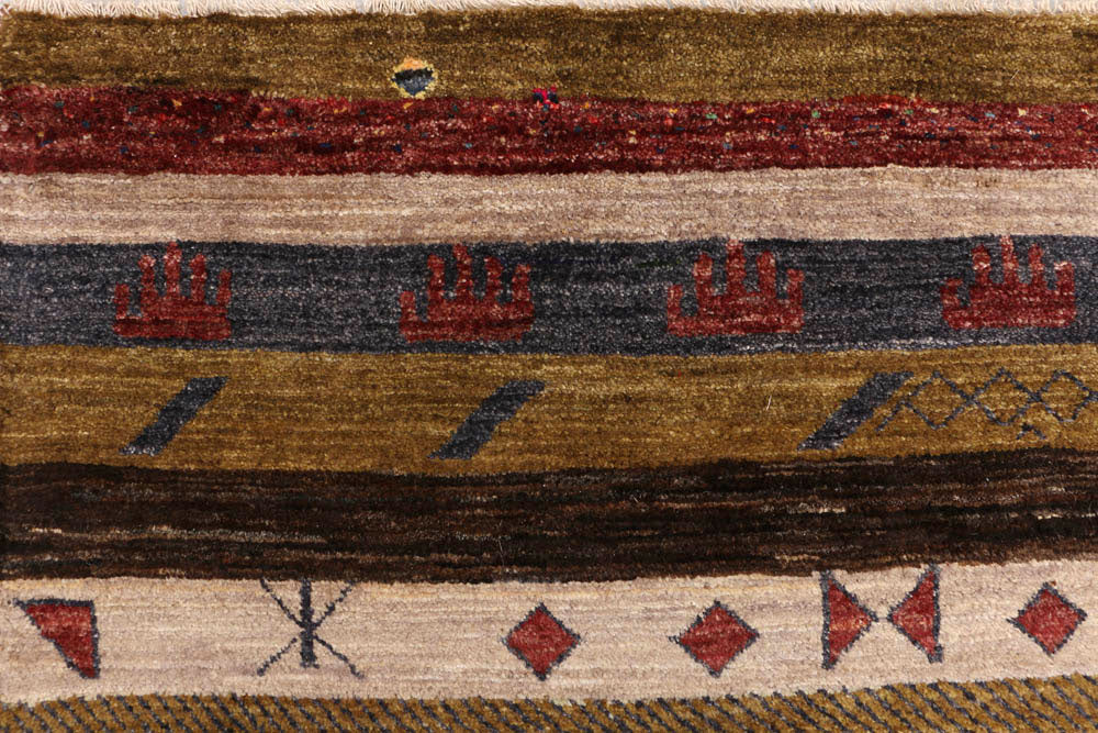 Multi Colored Gabbeh 6' 3 x 9' 2 - No. 48296 - ALRUG Rug Store