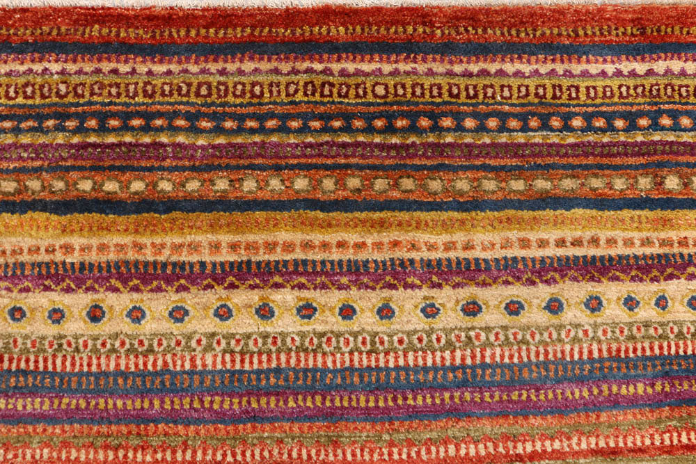 Multi Colored Gabbeh 6' 8 x 9' 6 - No. 48298 - ALRUG Rug Store