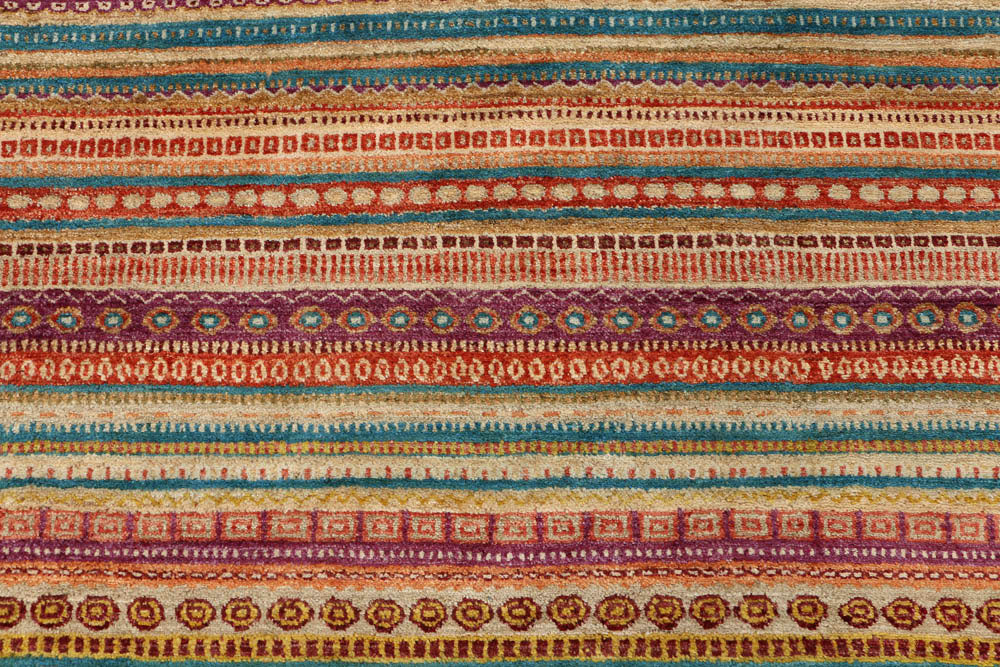 Multi Colored Gabbeh 6' 8 x 9' 6 - No. 48298 - ALRUG Rug Store