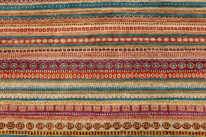 Multi Colored Gabbeh 6' 8 x 9' 6 - No. 48298 - ALRUG Rug Store