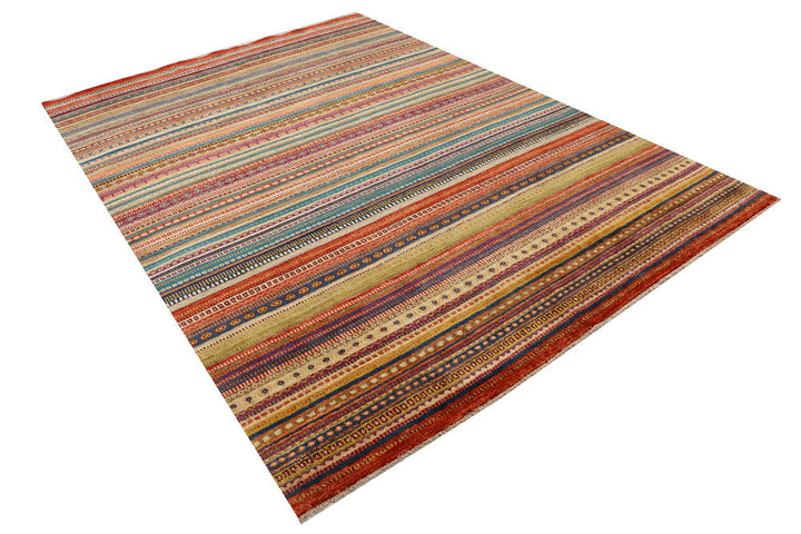 Multi Colored Gabbeh 6' 8 x 9' 6 - No. 48298 - ALRUG Rug Store