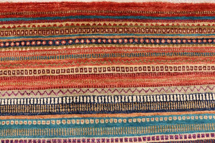Multi Colored Gabbeh 6' 7 x 10' 4 - No. 48299 - ALRUG Rug Store