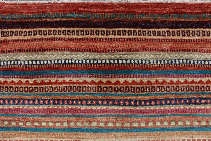 Multi Colored Gabbeh 8'  2" x 11'  6" - No. QA21385