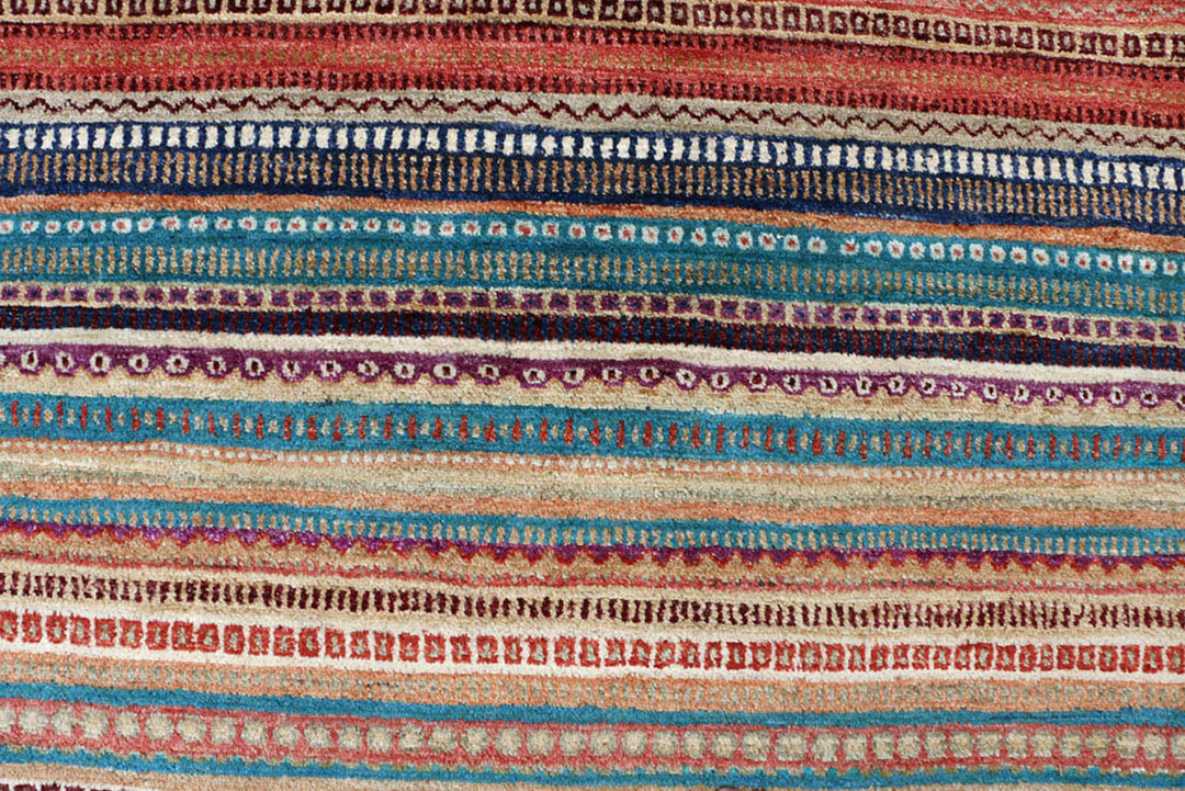 Multi Colored Gabbeh 8'  2" x 11'  6" - No. QA21385