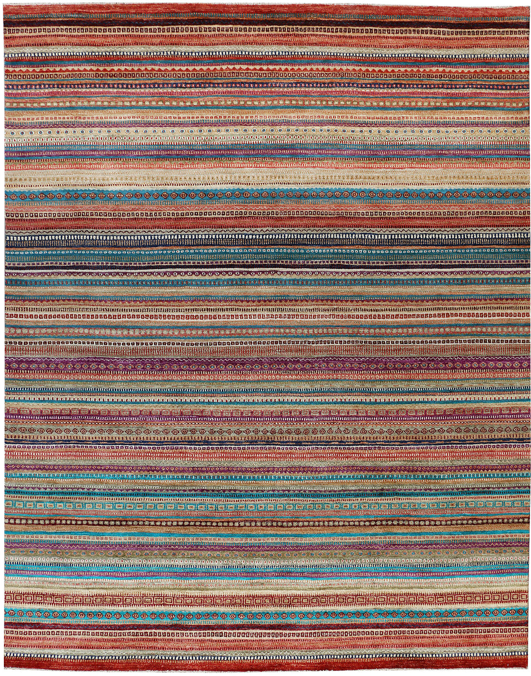 Multi Colored Gabbeh 8' 2 x 11' 6 - No. 48301 - ALRUG Rug Store