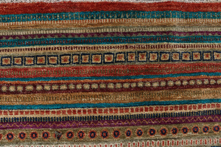 Multi Colored Gabbeh 9'  10" x 13'  11" - No. QA66646