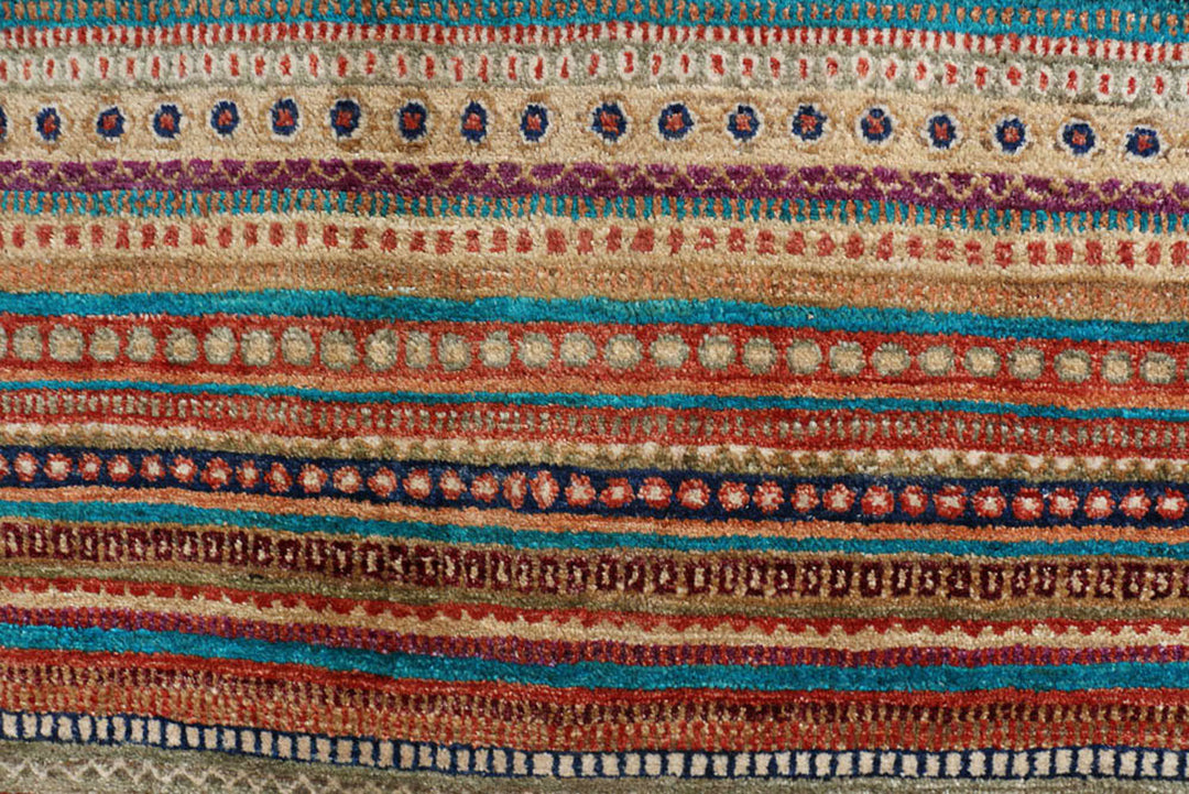 Multi Colored Gabbeh 9'  10" x 13'  11" - No. QA66646