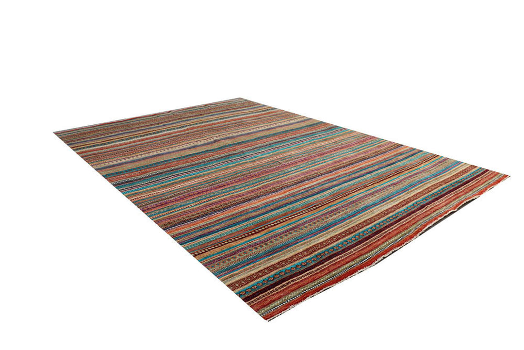 Multi Colored Gabbeh 9'  10" x 13'  11" - No. QA66646