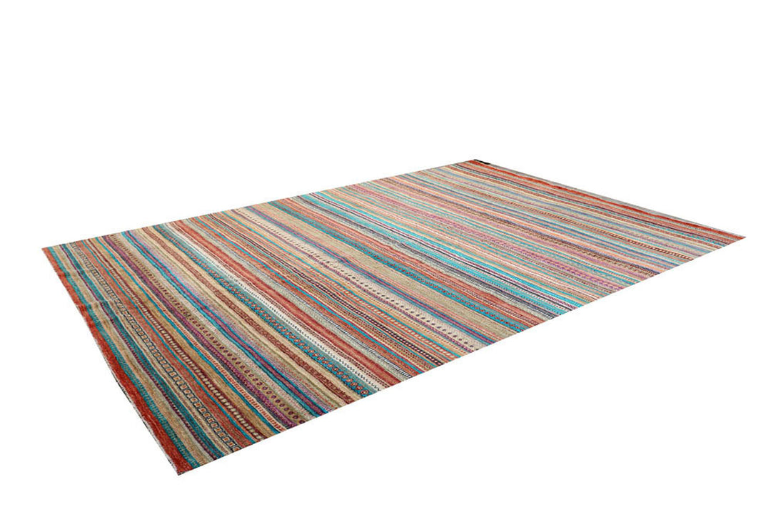 Multi Colored Gabbeh 9'  10" x 13'  11" - No. QA66646
