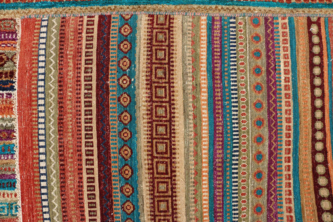 Multi Colored Gabbeh 9'  10" x 13'  11" - No. QA66646