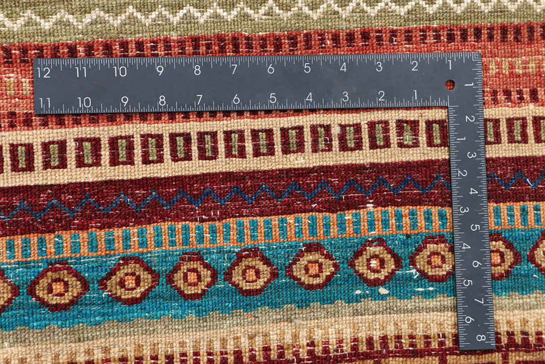 Multi Colored Gabbeh 9'  10" x 13'  11" - No. QA66646