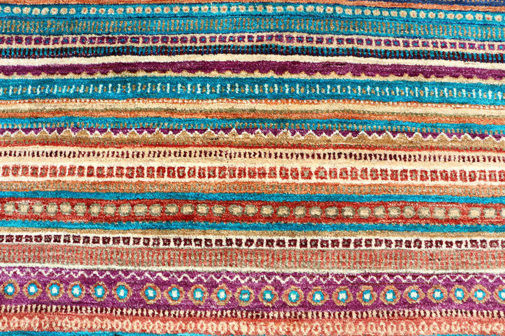 Multi Colored Gabbeh 6' 6 x 10' 3 - No. 48303 - ALRUG Rug Store