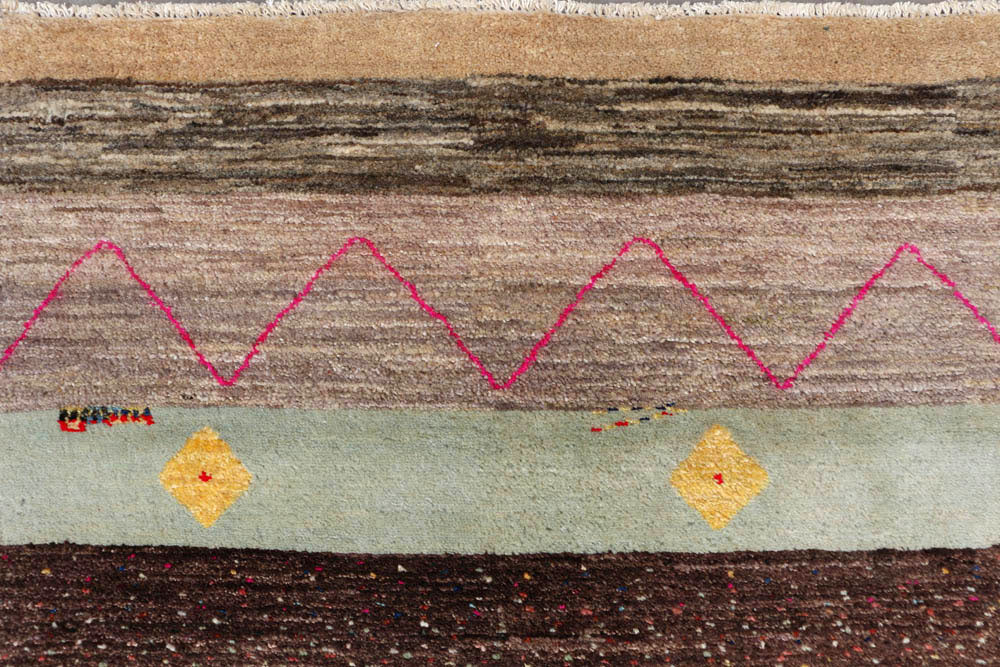 Multi Colored Gabbeh 6' 3 x 9' 5 - No. 48304 - ALRUG Rug Store