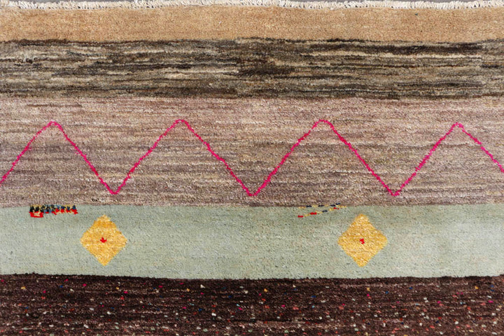 Multi Colored Gabbeh 6' 3 x 9' 5 - No. 48304 - ALRUG Rug Store