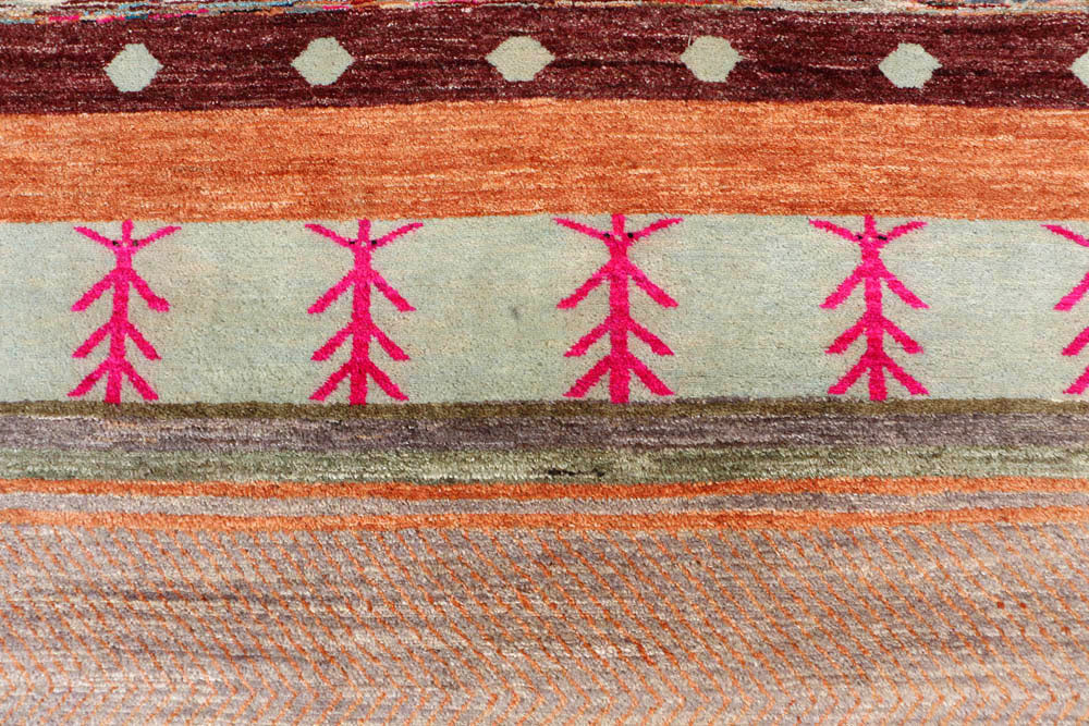 Multi Colored Gabbeh 6' 3 x 9' 5 - No. 48304 - ALRUG Rug Store