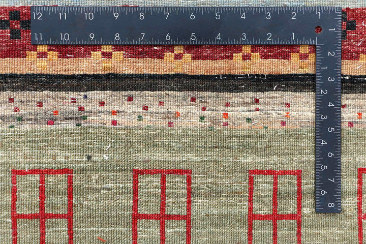 Multi Colored Gabbeh 6' 3 x 9' 5 - No. 48304 - ALRUG Rug Store