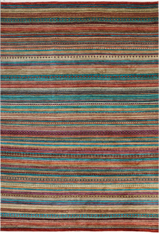 Multi Colored Gabbeh 8' 1 x 11' 7 - No. 48306 - ALRUG Rug Store