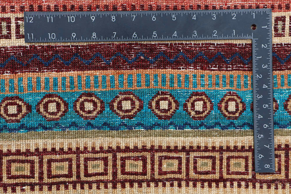 Multi Colored Gabbeh 6' 7 x 10' 1 - No. 48309 - ALRUG Rug Store