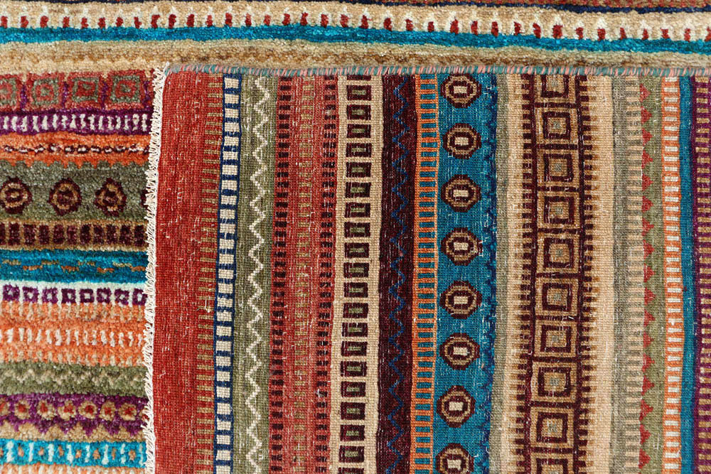 Multi Colored Gabbeh 6' 6 x 10' 6 - No. 48311 - ALRUG Rug Store