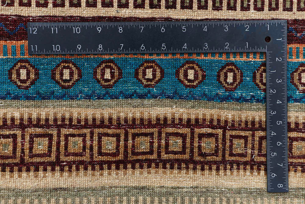 Multi Colored Gabbeh 6' 6 x 10' 6 - No. 48311 - ALRUG Rug Store