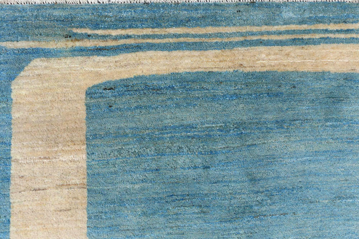 Cadet Blue Gabbeh 8' 1 x 10' 1 - No. 48312 - ALRUG Rug Store