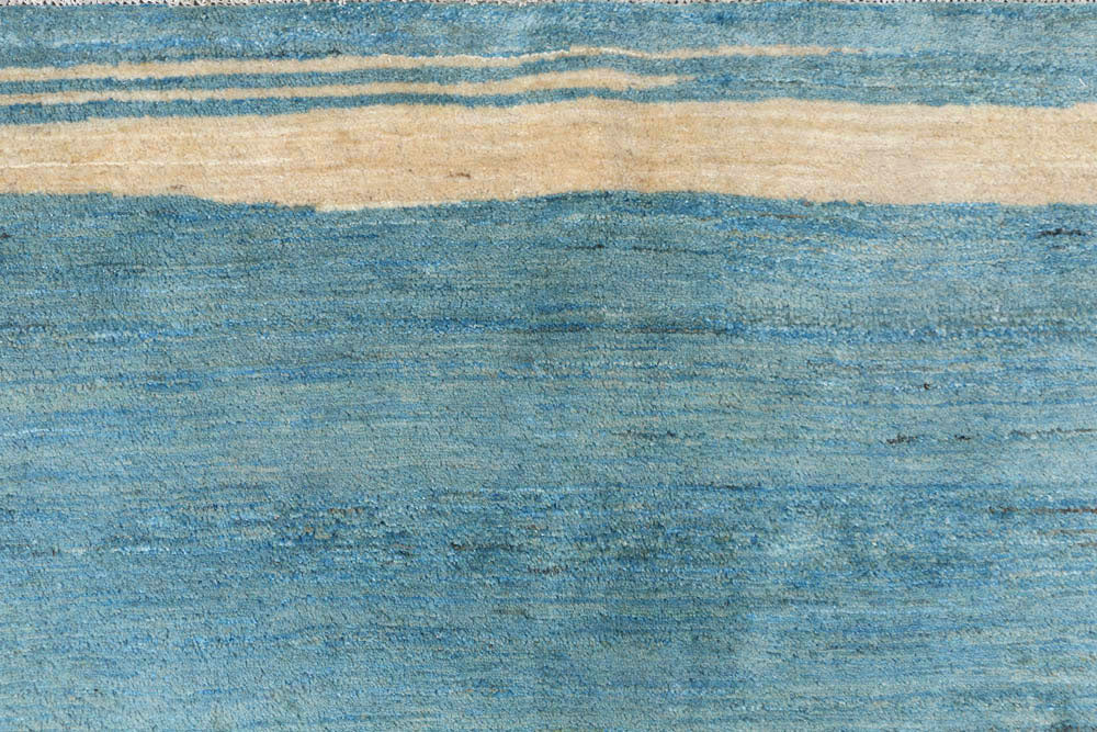 Cadet Blue Gabbeh 8' 1 x 10' 1 - No. 48312 - ALRUG Rug Store