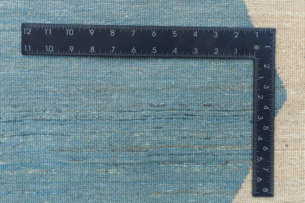 Cadet Blue Gabbeh 8' 1 x 10' 1 - No. 48312 - ALRUG Rug Store