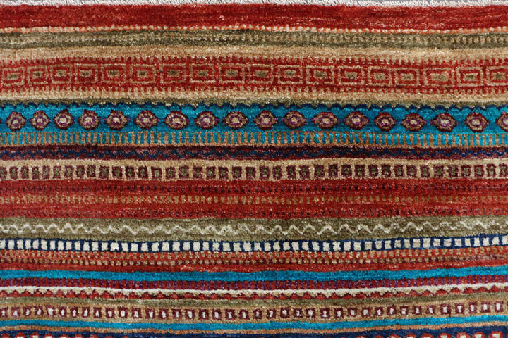 Multi Colored Gabbeh 8'  1" x 11'  6" - No. QA71231