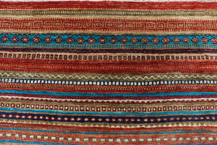 Multi Colored Gabbeh 8'  1" x 11'  6" - No. QA71231