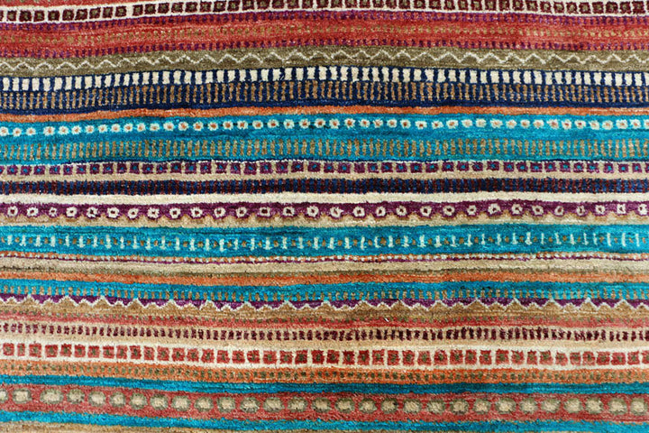 Multi Colored Gabbeh 8'  1" x 11'  6" - No. QA71231