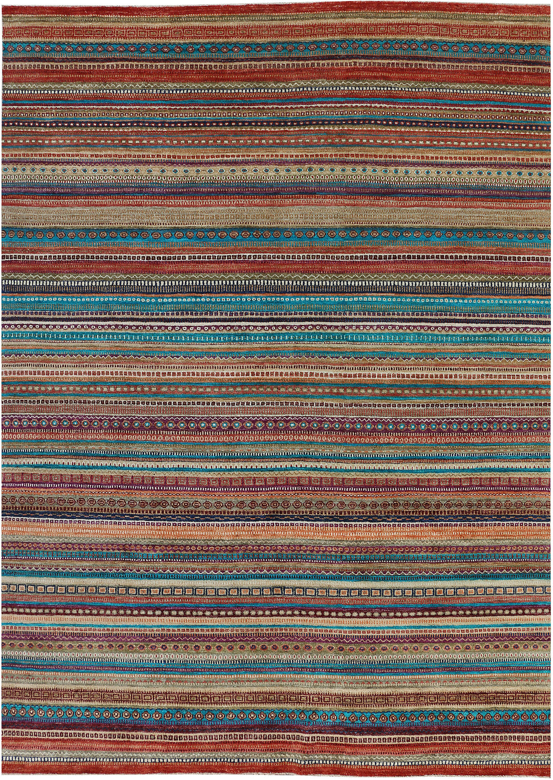 Multi Colored Gabbeh 8' 1 x 11' 6 - No. 48314 - ALRUG Rug Store