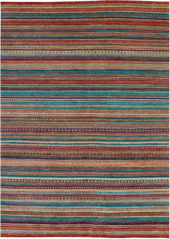 Multi Colored Gabbeh 8'  1" x 11'  6" - No. QA71231