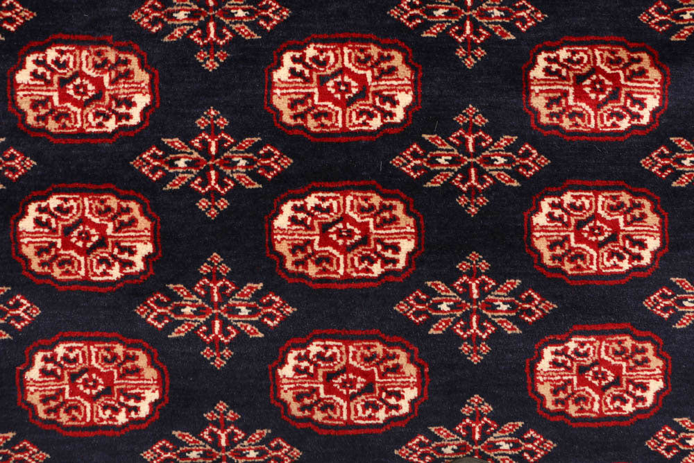 Midnight Blue Bokhara 6' 7 x 9' 4 - No. 48315 - ALRUG Rug Store