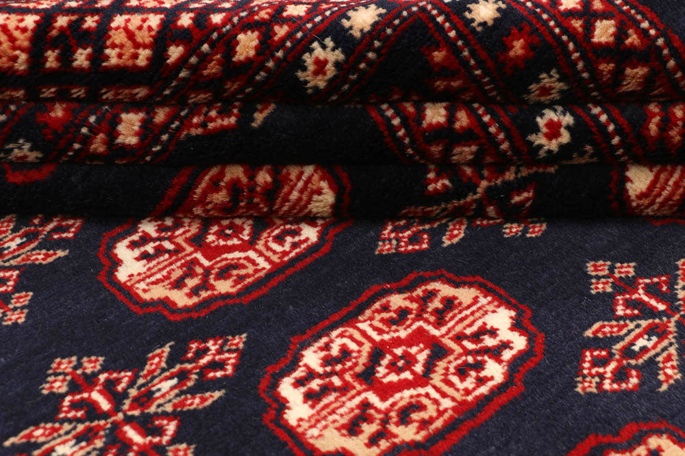 Midnight Blue Bokhara 6' 7 x 9' 4 - No. 48315 - ALRUG Rug Store