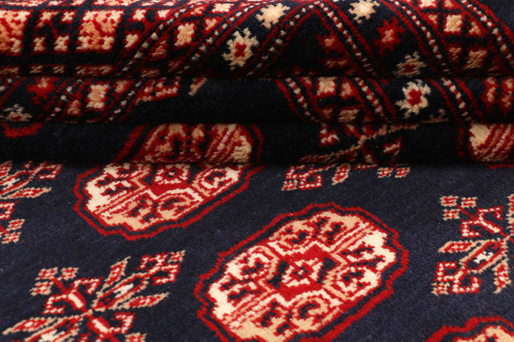 Midnight Blue Bokhara 6' 7 x 9' 4 - No. 48315 - ALRUG Rug Store