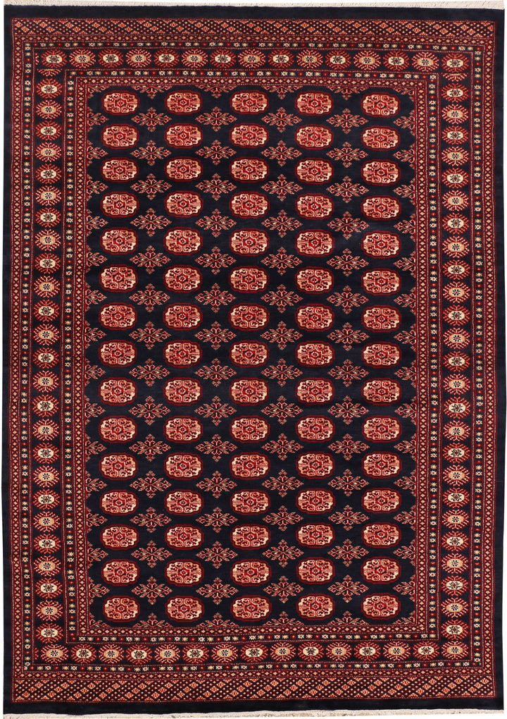 Midnight Blue Bokhara 6' 7 x 9' 4 - No. 48315 - ALRUG Rug Store