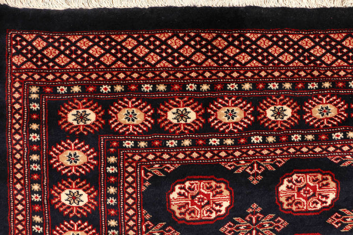 Midnight Blue Bokhara 6' 7 x 9' 11 - No. 48317 - ALRUG Rug Store