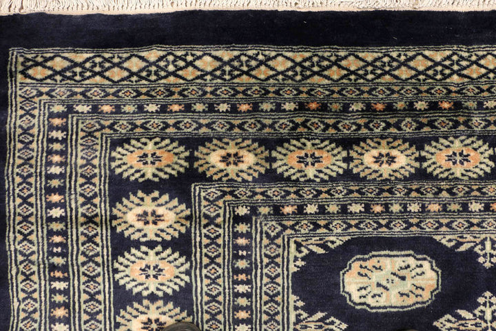 Midnight Blue Bokhara 7' 1 x 10' 6 - No. 48319 - ALRUG Rug Store
