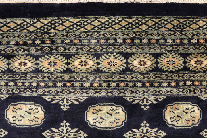 Midnight Blue Bokhara 7' 1 x 10' 6 - No. 48319 - ALRUG Rug Store