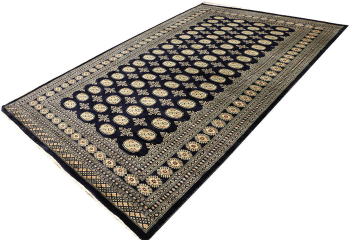Midnight Blue Bokhara 7' 1 x 10' 6 - No. 48319 - ALRUG Rug Store