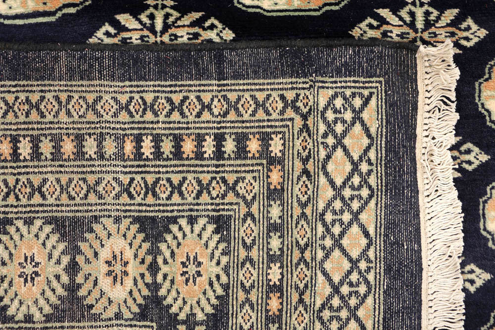 Midnight Blue Bokhara 7' 1 x 10' 6 - No. 48319 - ALRUG Rug Store