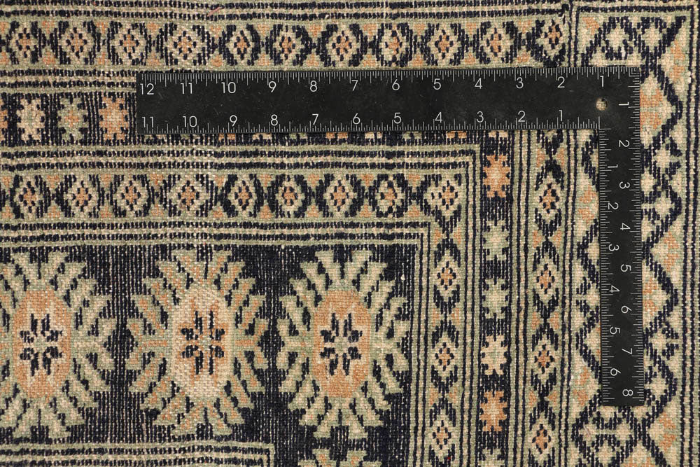 Midnight Blue Bokhara 7' 1 x 10' 6 - No. 48319 - ALRUG Rug Store