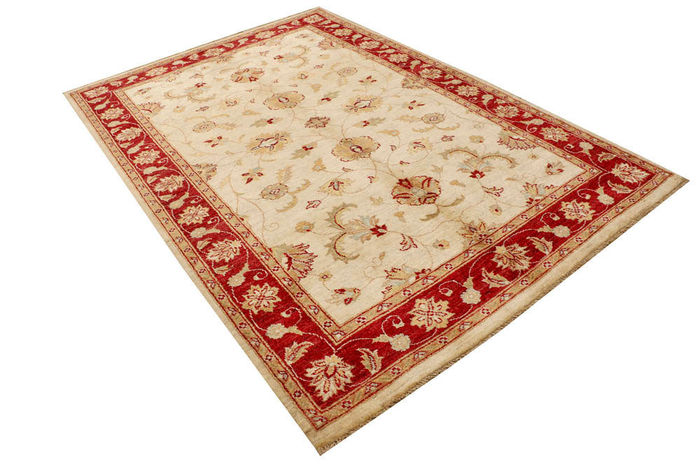 Bisque Ziegler 5' 7 x 8' 4 - No. 48340 - ALRUG Rug Store