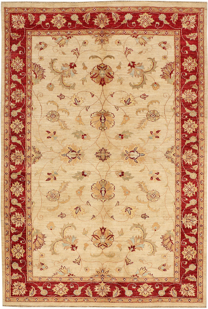 Bisque Ziegler 5' 7 x 8' 4 - No. 48340 - ALRUG Rug Store