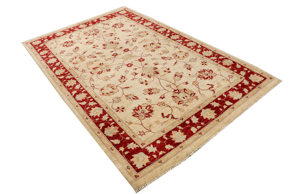 Navajo White Ziegler 5' 2 x 8' 1 - No. 48341 - ALRUG Rug Store