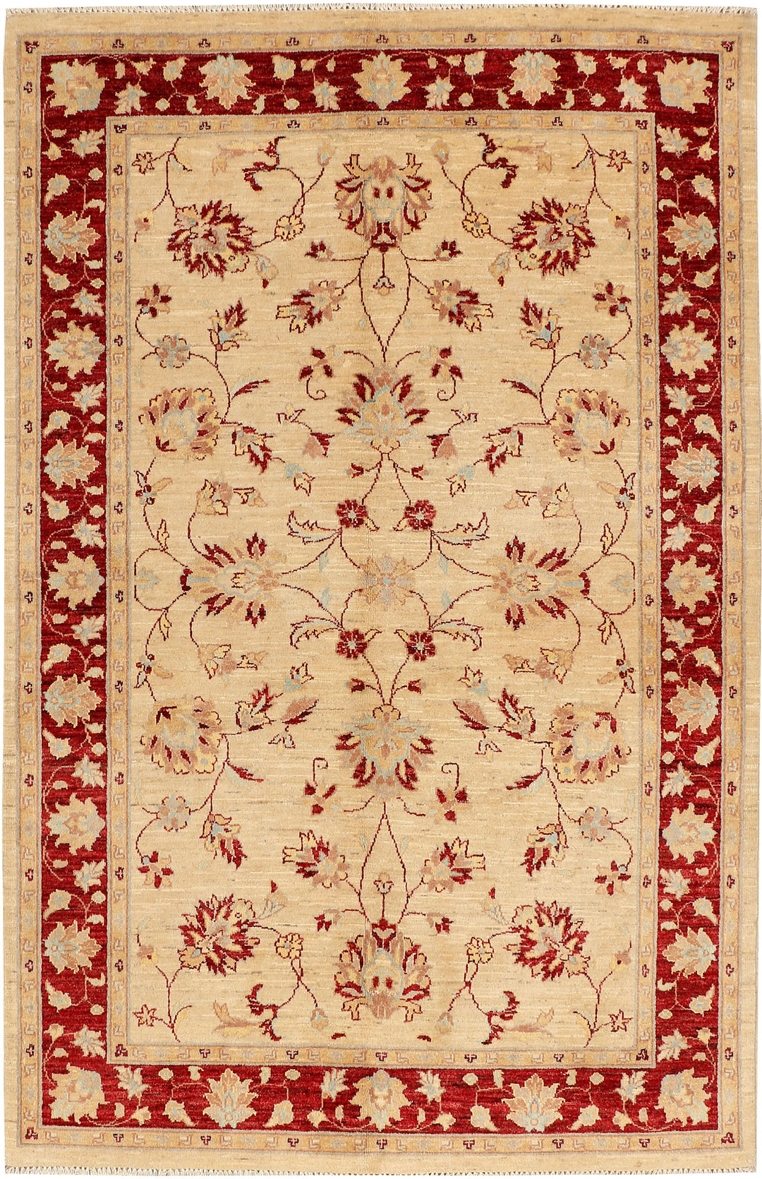 Navajo White Ziegler 5' 2 x 8' 1 - No. 48341 - ALRUG Rug Store