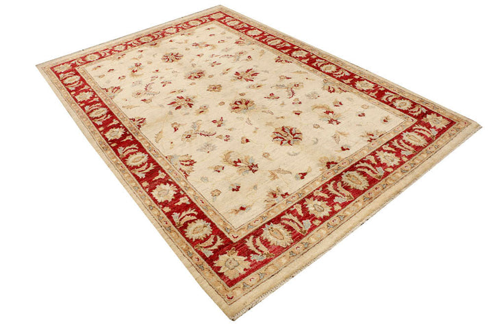 Bisque Ziegler 5' 7 x 8' 1 - No. 48342 - ALRUG Rug Store