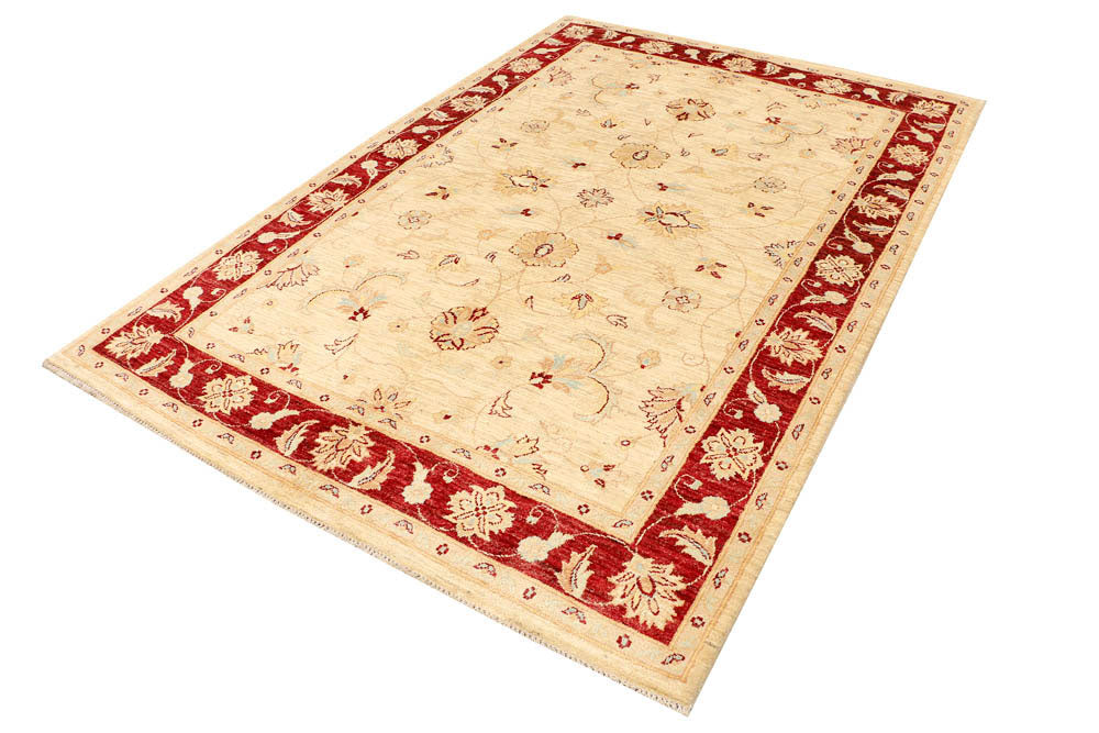 Bisque Ziegler 5' 6 x 8' 1 - No. 48349 - ALRUG Rug Store